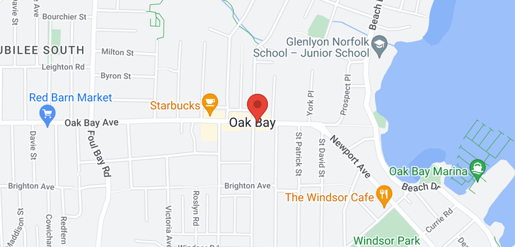 map of PH7-2277 Oak Bay Ave